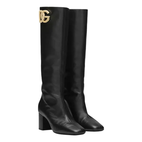Jackie Boots with Logo DG - Dolce & Gabbana - Modalova