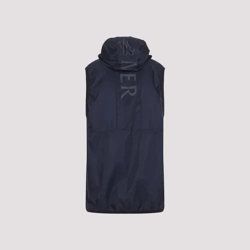 Blue Jacket Stylish Design Layering Casual - Moncler - Modalova