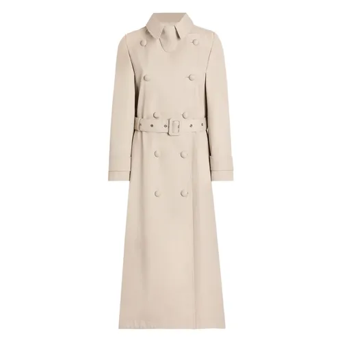 Beige Double-Breasted Jackets with Rounded Lapels - Dolce & Gabbana - Modalova