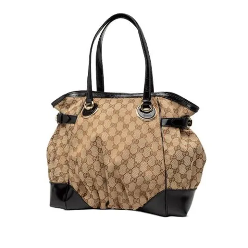Pre-owned Canvas Tote - Gucci Vintage - Modalova