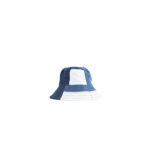 Blue denim patchwork hat - Ambush - Modalova