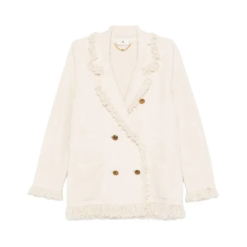 Elisabetta Franchi Jackets White - Elisabetta Franchi - Modalova