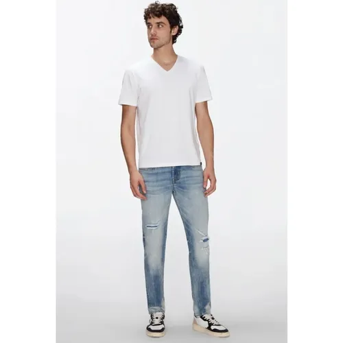 Slimmy Tapered Stretch Tek Wave Jeans - 7 For All Mankind - Modalova