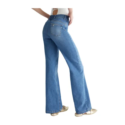 Blue Denim Flare Jeans - Liu Jo - Modalova