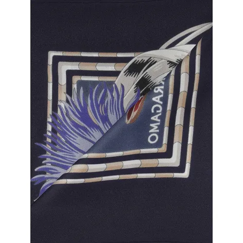 Silk Twill Scarf - Ferragamo - Modalova