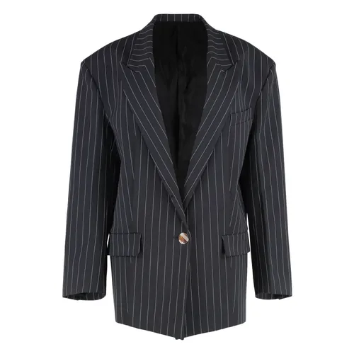 Single-breasted One Button Jacket - The Attico - Modalova
