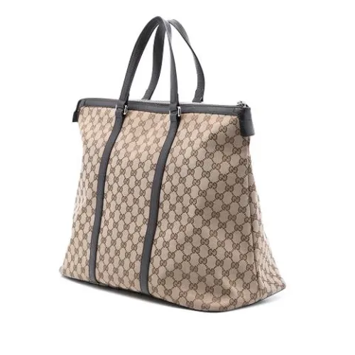 Pre-owned Canvas Tote - Gucci Vintage - Modalova