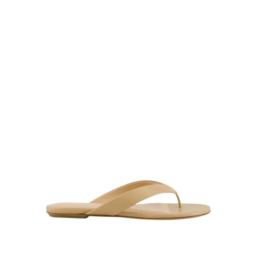 Fawn Flat Leather Thong Sandals - Le Monde Beryl - Modalova