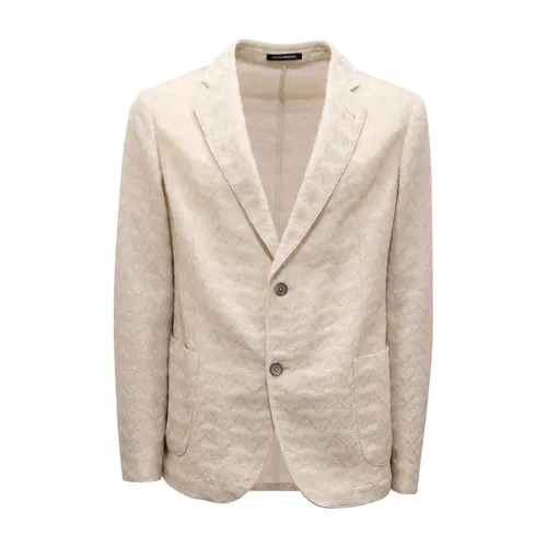 Textured Jacket Model E31G51 F1D05 - Armani - Modalova