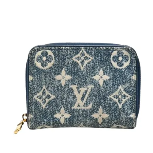 Pre-owned Denim Wallet - Louis Vuitton Vintage - Modalova