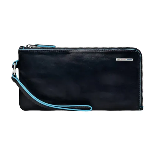 Blue Square Wristlet - Piquadro - Modalova