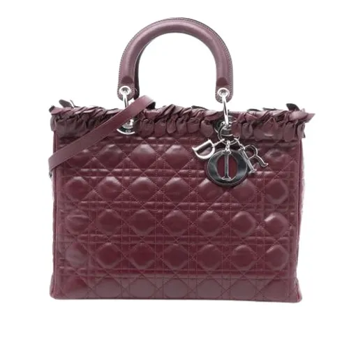 Pre-owned Leather Handbag - Dior Vintage - Modalova