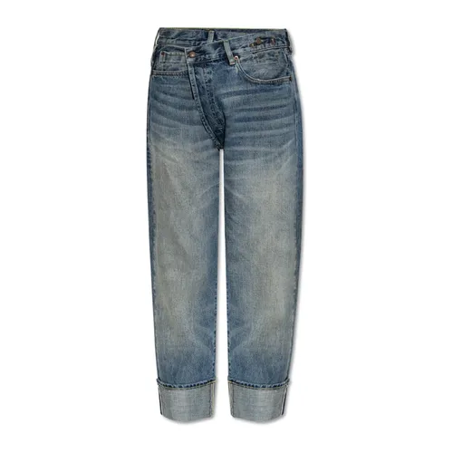 Jeans con risvolti - R13 - Modalova
