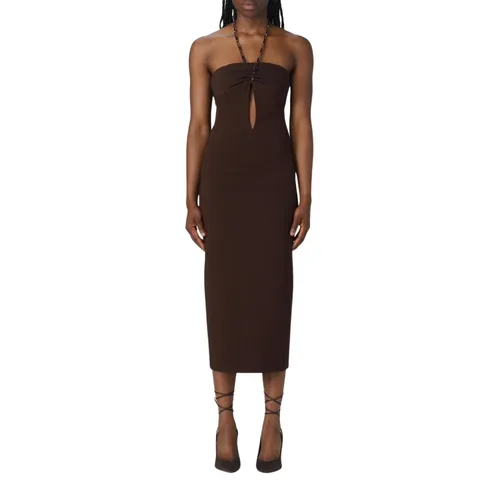 Halter Neck Midi Dress - The Attico - Modalova