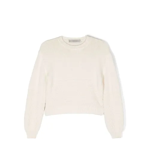 Cable-knit Wool-blend Jumper - Simonetta - Modalova