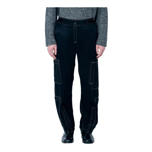Satin Flight Pants - Nòmarythm Textile - Modalova