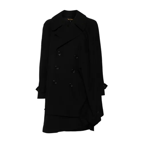 Double-Breasted Wool Coat - Comme des Garçons - Modalova