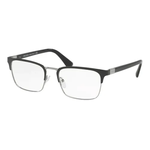 Matte Black Eyewear Frames - Prada - Modalova