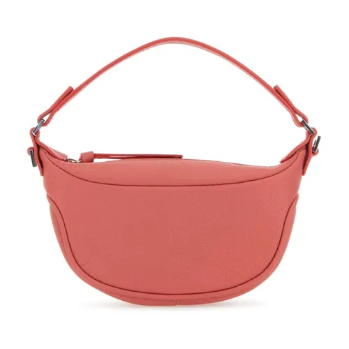 Salmon Leather Mini Ami Handbag - By FAR - Modalova