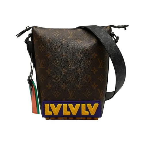 Pre-owned Convertible Bucket Bag with Adjustable Strap and Leather Detailing - Louis Vuitton Vintage - Modalova