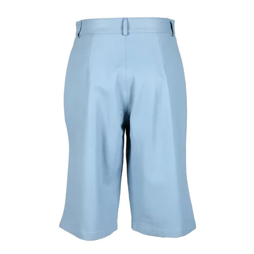 Leather Bermuda Shorts - L'Autre Chose - Modalova