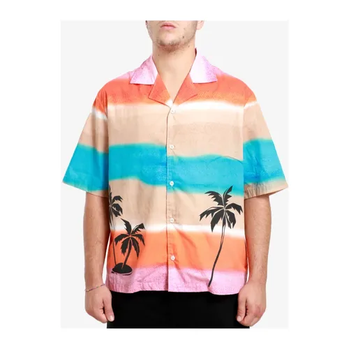 Multicolor Tie Dye Cotton Shirt - Barrow - Modalova