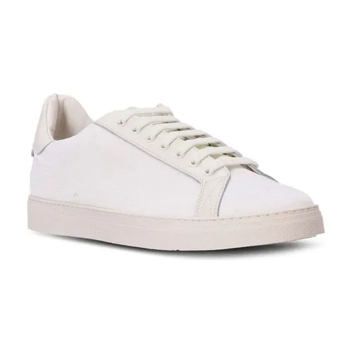 White Casual Sneakers for Men - Emporio Armani - Modalova