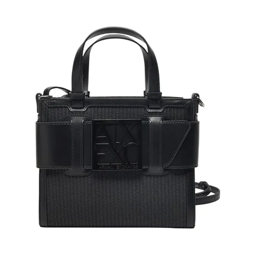 Handbag with Shoulder Strap and Spacious Interior - Armani Exchange - Modalova