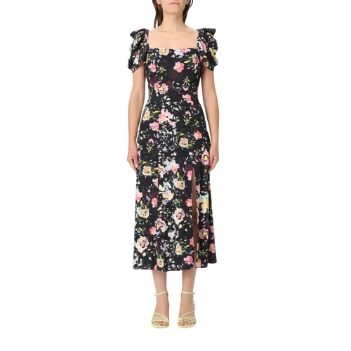 Colorful Floral Midi Dress - Mar De Margaritas - Modalova