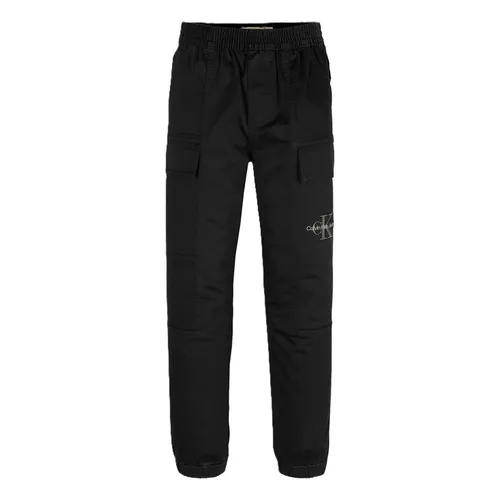 Essential Black Cargo Pants for Kids - Calvin Klein Jeans - Modalova