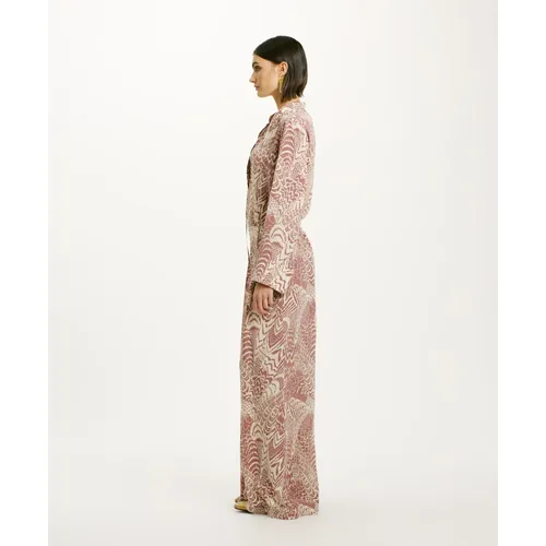 Cream Trousers - Momoni - Modalova