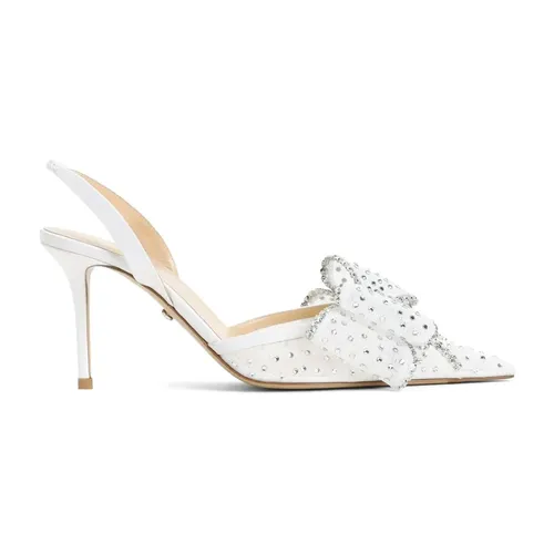 White Mesh Le Cadeau Slingbacks - Mach & Mach - Modalova