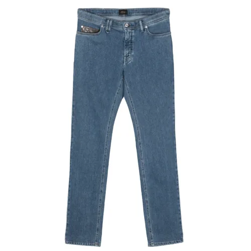 Blue Slim-Fit Denim Jeans - Brioni - Modalova