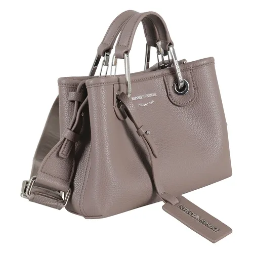 Mini Deer Print Shopping Bag - Emporio Armani - Modalova