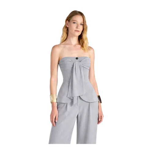Button Tied Top - Liviana Conti - Modalova