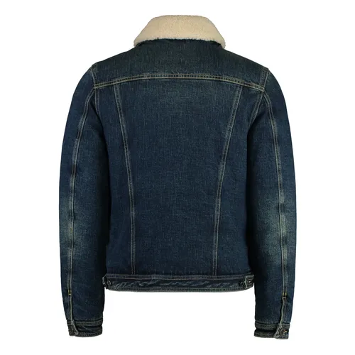 Padded Jacket with Sheepskin Trim - Moorer - Modalova