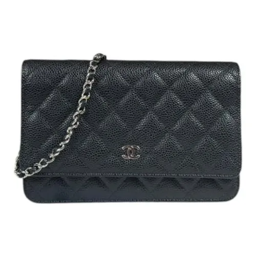 Pre-owned Leather wallets - Chanel Vintage - Modalova
