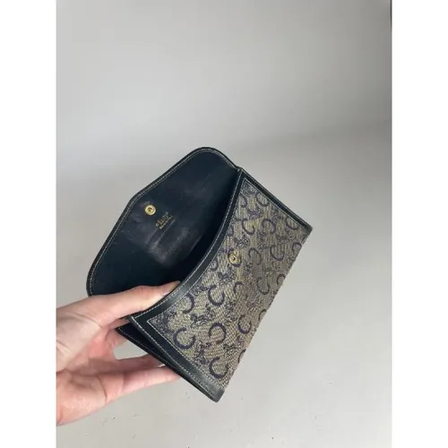 Pre-owned Leather Wallet - Celine Vintage - Modalova