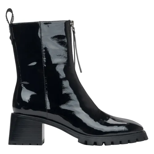 Black Ankle Boots with Low Heel - Estro - Modalova