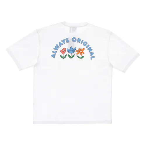 T-Shirt a Maniche Corte con Scollo Rotondo - Adidas - Modalova