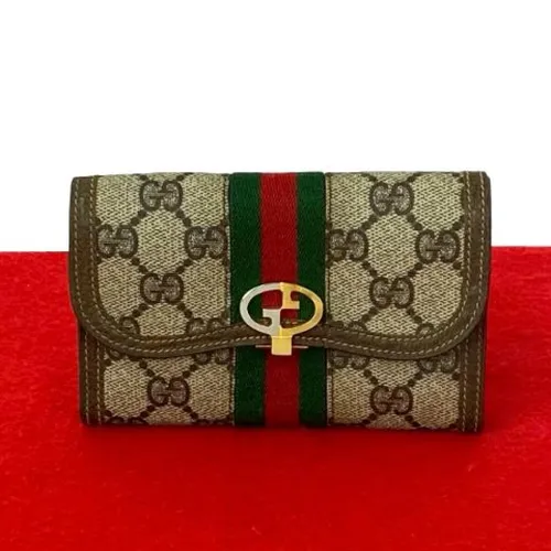 Pre-owned Leather Wallet - Gucci Vintage - Modalova