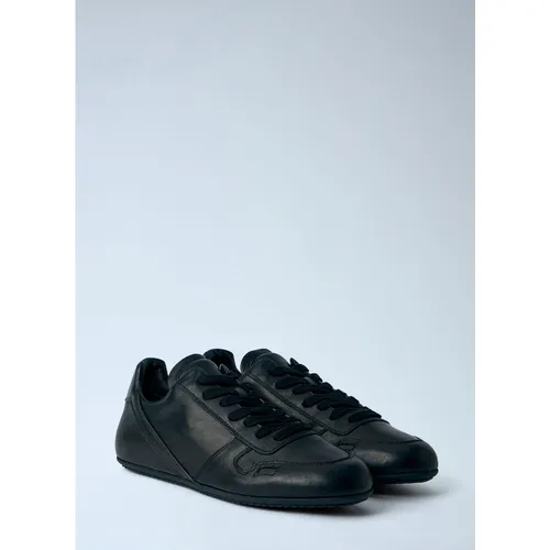 Minimal Leather Sneakers - Rick Owens - Modalova