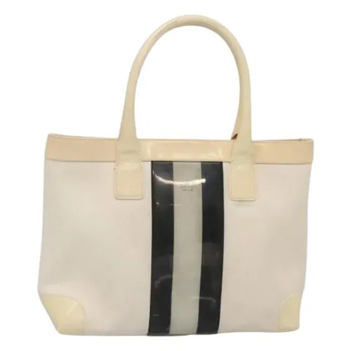 Pre-owned Canvas Tote Bag - Gucci Vintage - Modalova