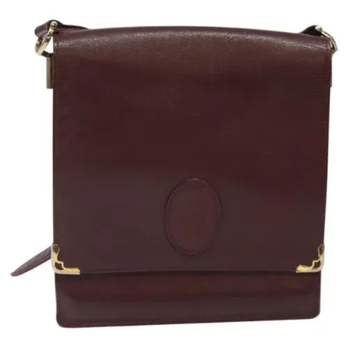 Pre-owned Leather shoulder-bags - Cartier Vintage - Modalova