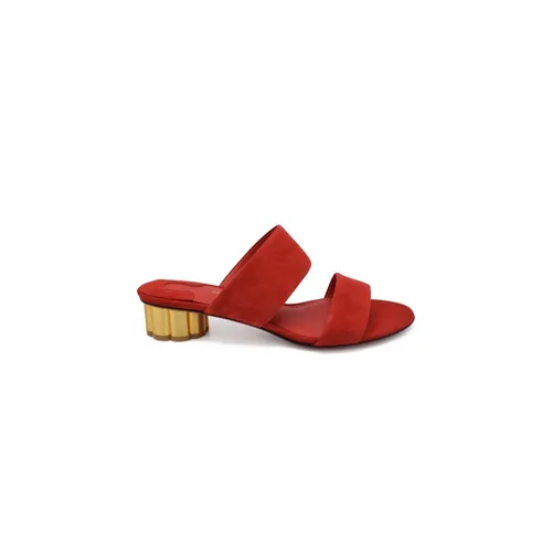 Sandali in camoscio - Ferragamo - Modalova