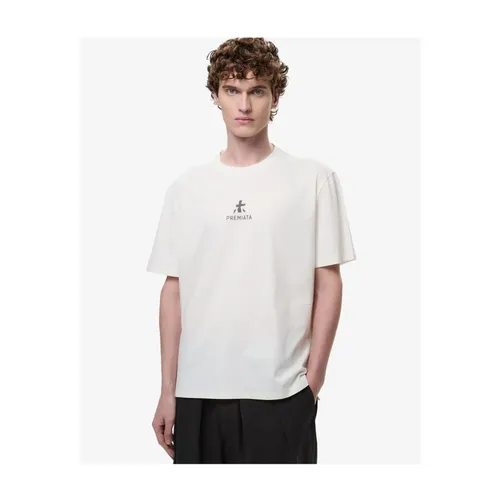 White T-shirt with central logo - Premiata - Modalova