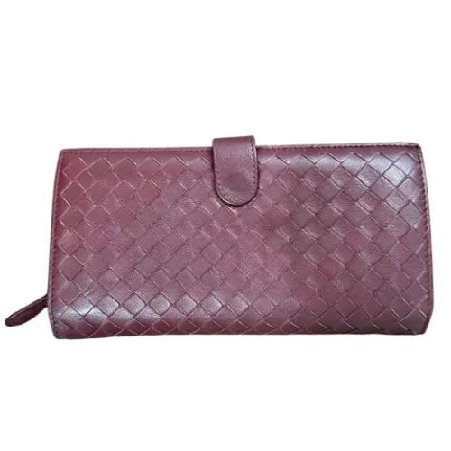Pre-owned Intrecciato Long Wallet - Bottega Veneta Vintage - Modalova