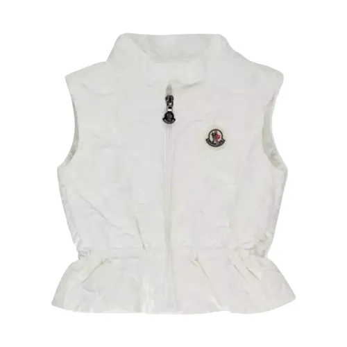 White Quilted Vest - Moncler - Modalova