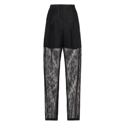 Lace high-waisted pants - Alberta Ferretti - Modalova