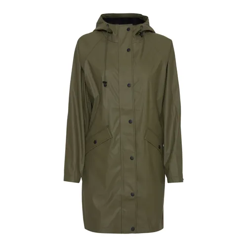Chaqueta Elegante con Capucha Ajustable - Ichi - Modalova